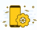 mobile app development logo